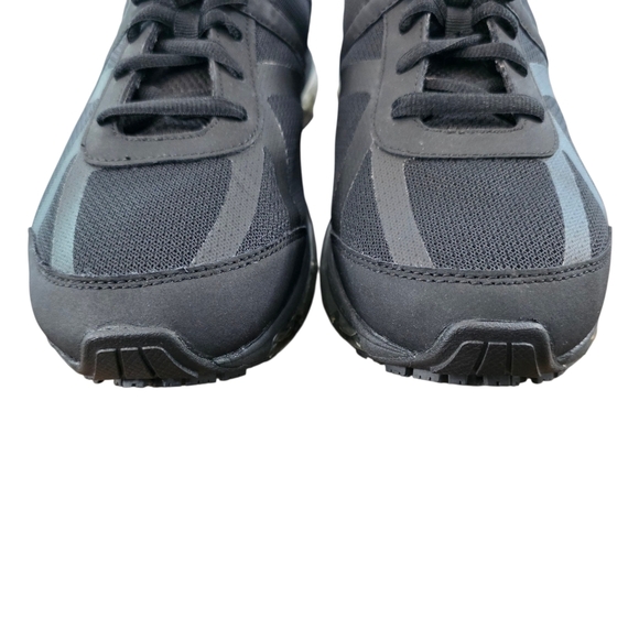 SafeTstep Men’s Black Slip Resistant Comfort Work Shoes Sneakers Size 10.5W Wide - Picture 3 of 11